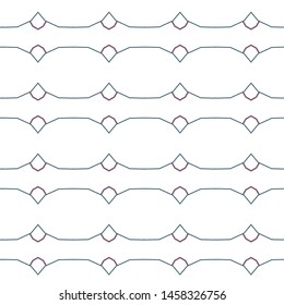 Seamless geometric ornamental vector pattern. Abstract background