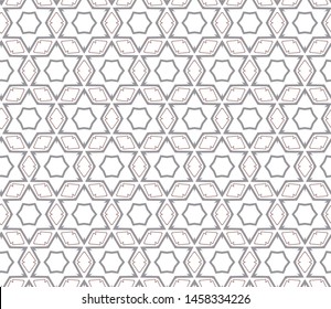 Seamless geometric ornamental vector pattern. Abstract background
