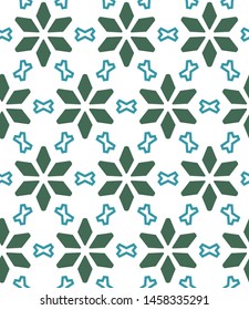 Seamless geometric ornamental vector pattern. Abstract background