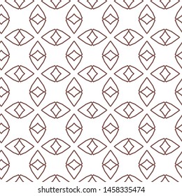 Seamless geometric ornamental vector pattern. Abstract background