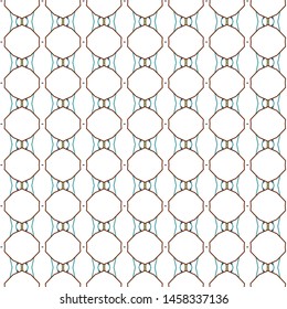 Seamless geometric ornamental vector pattern. Abstract background