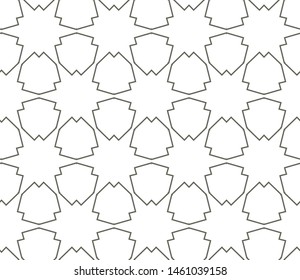 Seamless geometric ornamental vector pattern. Abstract background