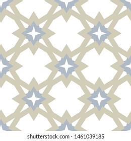 Seamless geometric ornamental vector pattern. Abstract background