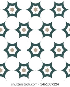 Seamless geometric ornamental vector pattern. Abstract background