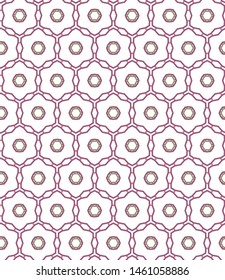 Seamless geometric ornamental vector pattern. Abstract background