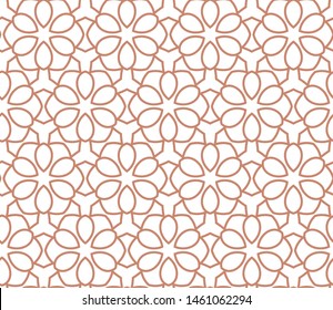 Seamless geometric ornamental vector pattern. Abstract background