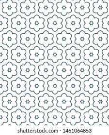 Seamless geometric ornamental vector pattern. Abstract background