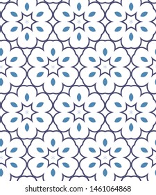 Seamless geometric ornamental vector pattern. Abstract background