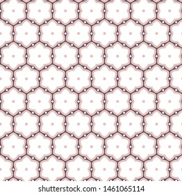 Seamless geometric ornamental vector pattern. Abstract background