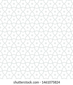 Seamless geometric ornamental vector pattern. Abstract background