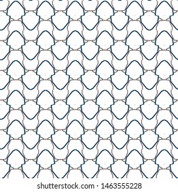 Seamless geometric ornamental vector pattern. Abstract background