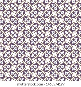 Seamless geometric ornamental vector pattern. Abstract background