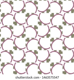 Seamless geometric ornamental vector pattern. Abstract background