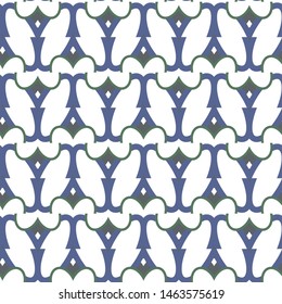 Seamless geometric ornamental vector pattern. Abstract background