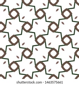 Seamless geometric ornamental vector pattern. Abstract background
