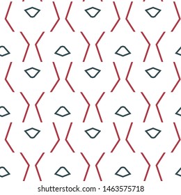 Seamless geometric ornamental vector pattern. Abstract background