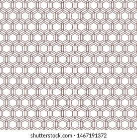 Seamless geometric ornamental vector pattern. Abstract background