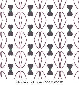 Seamless geometric ornamental vector pattern. Abstract background
