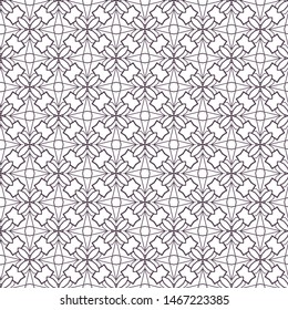Seamless geometric ornamental vector pattern. Abstract background
