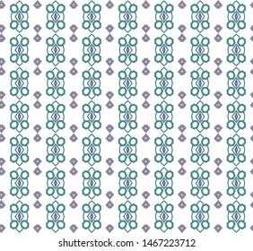 Seamless geometric ornamental vector pattern. Abstract background