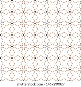 Seamless geometric ornamental vector pattern. Abstract background