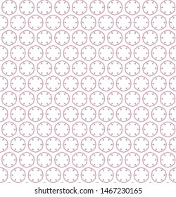 Seamless geometric ornamental vector pattern. Abstract background