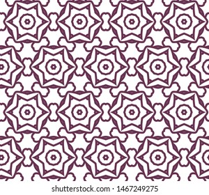 Seamless geometric ornamental vector pattern. Abstract background