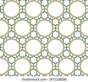 Seamless geometric ornamental vector pattern. Abstract background
