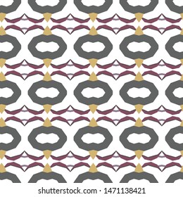 Seamless geometric ornamental vector pattern. Abstract background