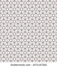 Seamless geometric ornamental vector pattern. Abstract background