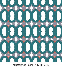Seamless geometric ornamental vector pattern. Abstract background