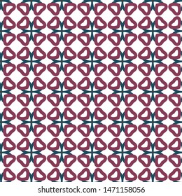 Seamless geometric ornamental vector pattern. Abstract background