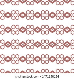 Seamless geometric ornamental vector pattern. Abstract background