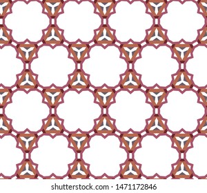 Seamless geometric ornamental vector pattern. Abstract background