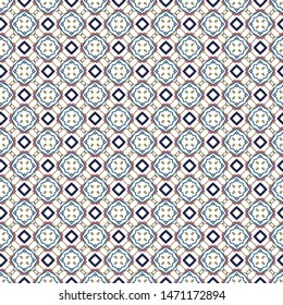 Seamless geometric ornamental vector pattern. Abstract background