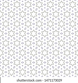 Seamless geometric ornamental vector pattern. Abstract background