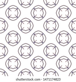 Seamless geometric ornamental vector pattern. Abstract background