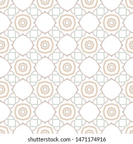 Seamless geometric ornamental vector pattern. Abstract background