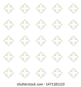 Seamless geometric ornamental vector pattern. Abstract background
