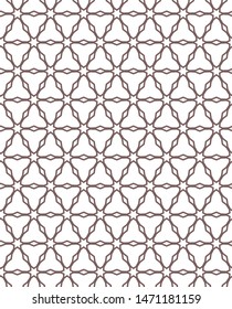 Seamless geometric ornamental vector pattern. Abstract background