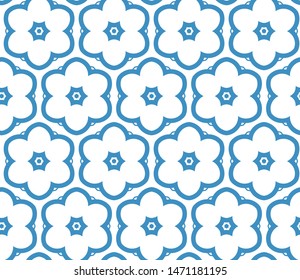 Seamless geometric ornamental vector pattern. Abstract background