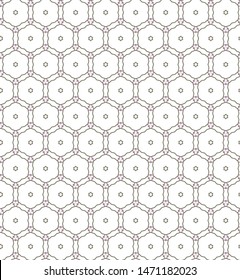 Seamless geometric ornamental vector pattern. Abstract background