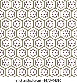 Seamless geometric ornamental vector pattern. Abstract background