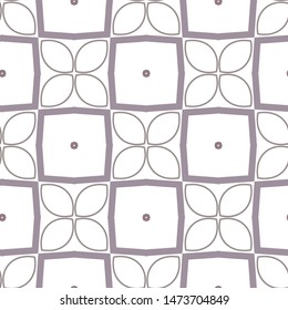 Seamless geometric ornamental vector pattern. Abstract background