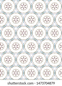 Seamless geometric ornamental vector pattern. Abstract background