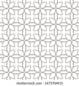 Seamless geometric ornamental vector pattern. Abstract background