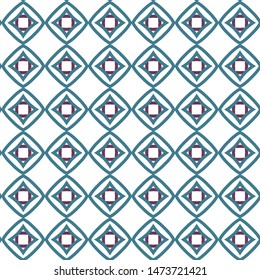 Seamless geometric ornamental vector pattern. Abstract background