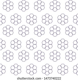 Seamless geometric ornamental vector pattern. Abstract background
