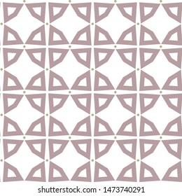Seamless geometric ornamental vector pattern. Abstract background