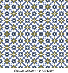 Seamless geometric ornamental vector pattern. Abstract background